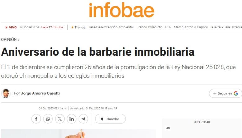 El derrumbe del modelo inmobiliario argentino: 25 años sin servicio, sin datos y sin justicia